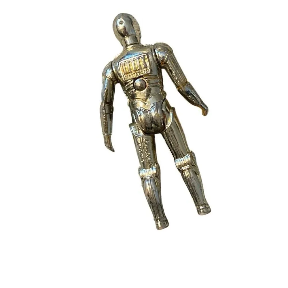 Vintage Star Wars C-3PO Figurine Complete From Original 1977 First 12 Toy Series